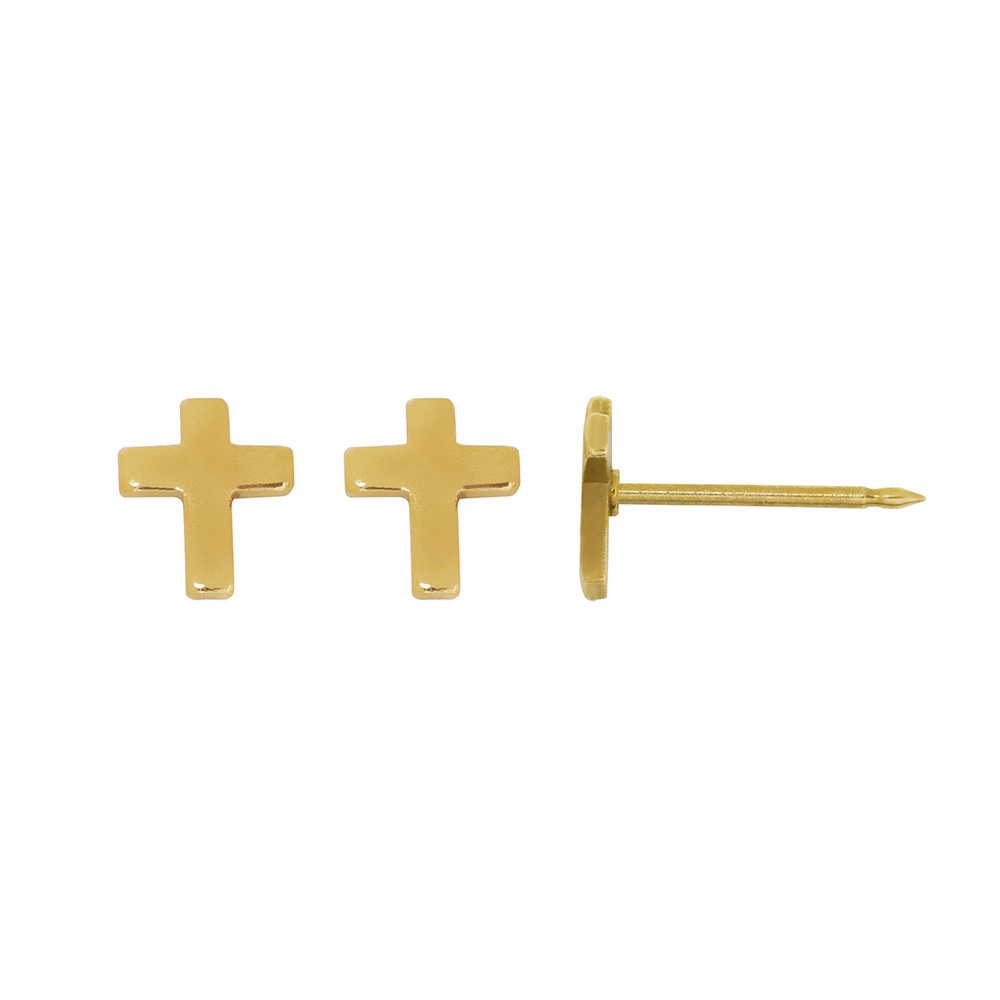 BOUCLE DORE CROIX REF 38C