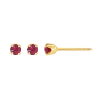 BOUCLE DORE JUILLET /RUBIS REF 87C