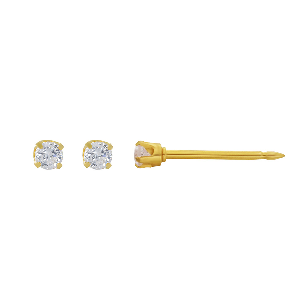 BOUCLE OR OXYDE ZIRCONIUM 2MM REF 23T