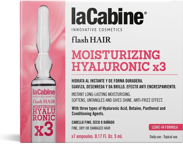 LAC FLASH HAIR MOISTUR HYALUR AMP 7X5ML