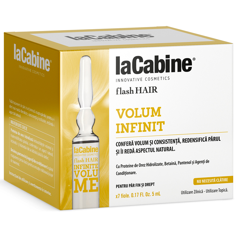LAC FLASH HAIR INFINITE VOLUM AMP 7X5ML