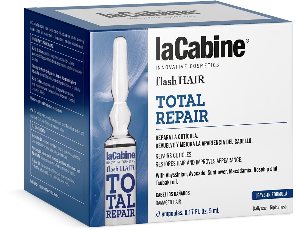 LAC FLASH HAIR TOTAL REPAIR AMP 7X5ML