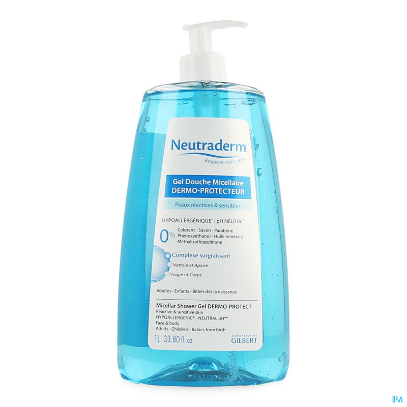 NEUTRADERM GEL DOUCHE MICELLAIRE FL/1L