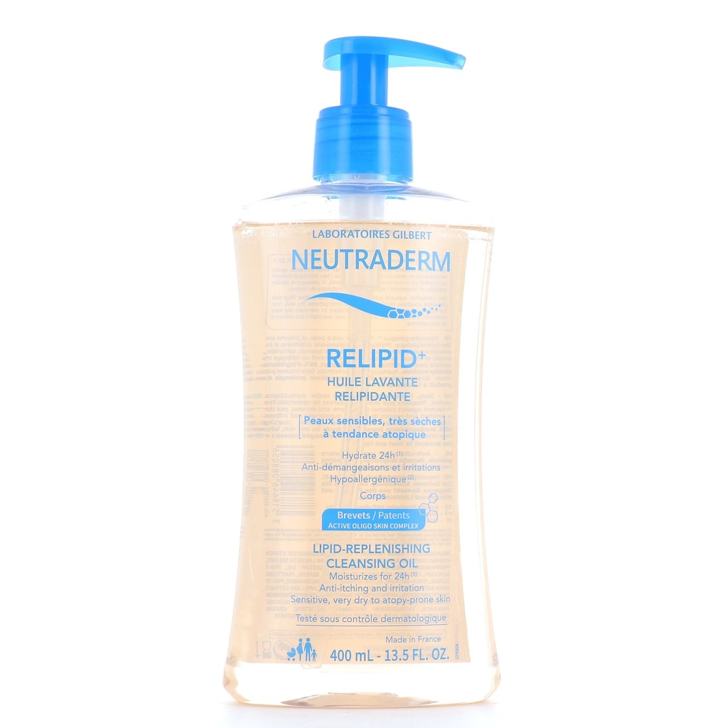 [3616826860833] NEUTRADERM RELIPID+ HUILE LAVANTE 400ML