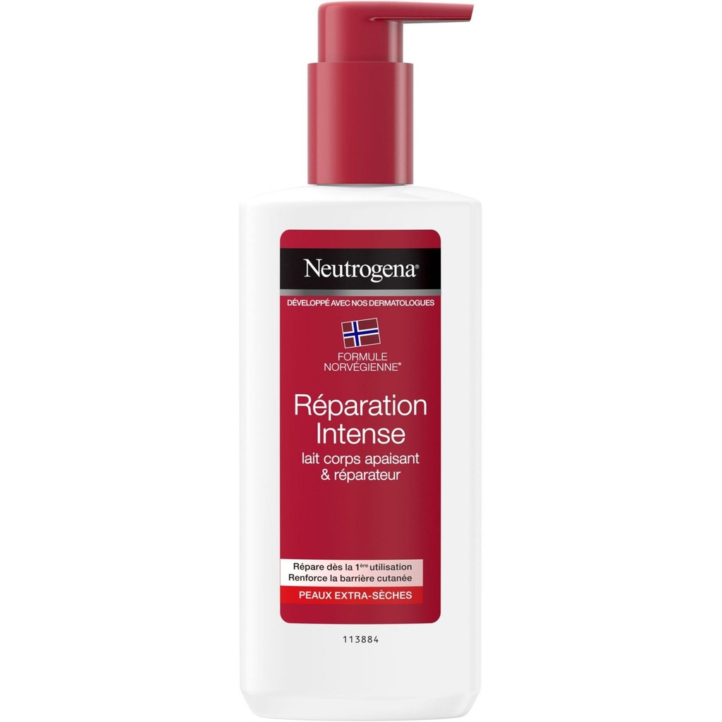 NTG FORM NORV LAIT CORPS REPAR INTENS (ROUGE) FP/250ML 