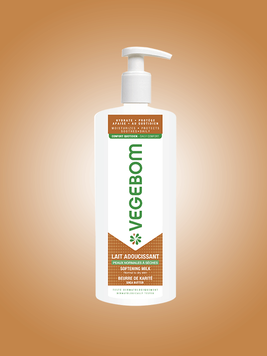 VEGEBOM LAIT ADOUCISSANT KARITE FL /250ML