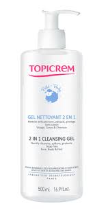 TOPICREM BB GEL NETTOYANT FL/500ML