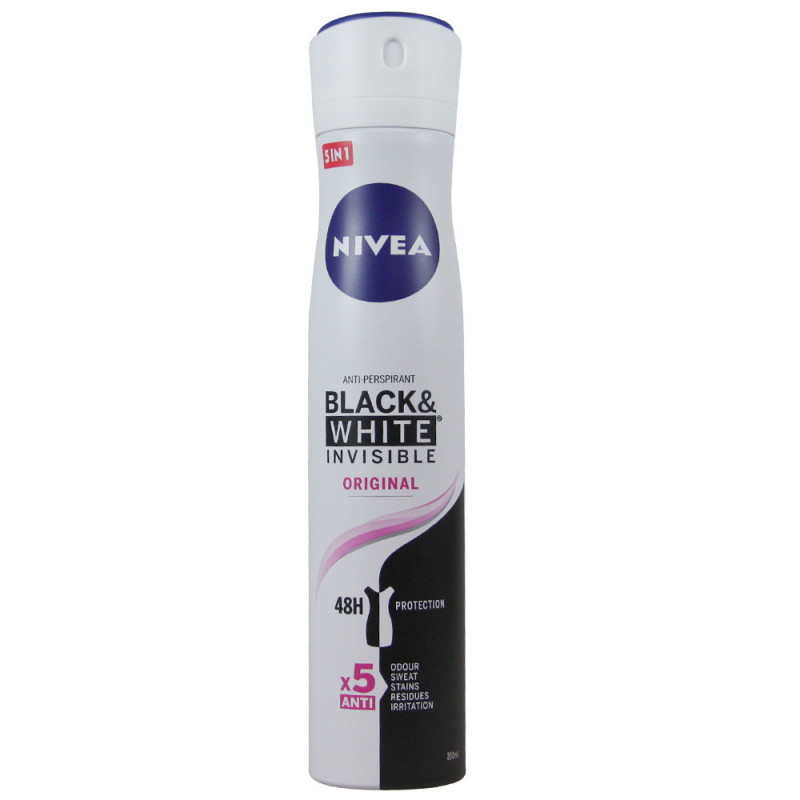 NIVEA BLACK & WHITE INVISBLE CLEAR 48H 200ML