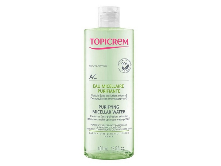 TOPCREM AC EAU MICELLAIRE PURIFIANTE FL /200 ML