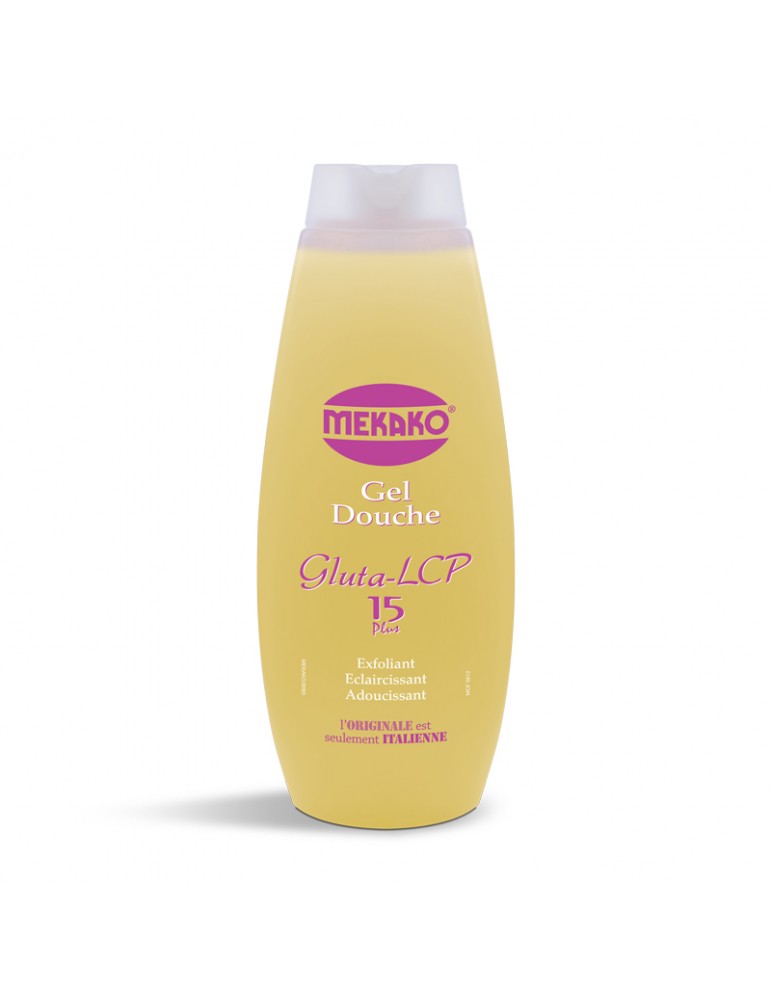 MEKAKO GLUTA-LCP 15PLUS GEL DOUCHE EXFOLIANT 500ML
