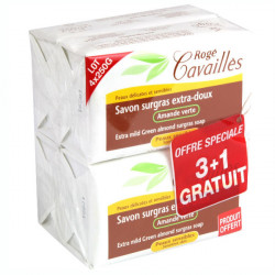 ROGE CAV SAVON SURGRAS AMANDE VERTE 250G LOT3+1