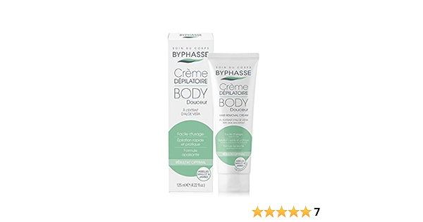 BYPHASSE CREME DEPILATION ALOE T/125