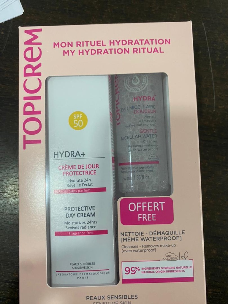 TOPICREM CR JOUR+ EAU MICELLAIRE 40 ML