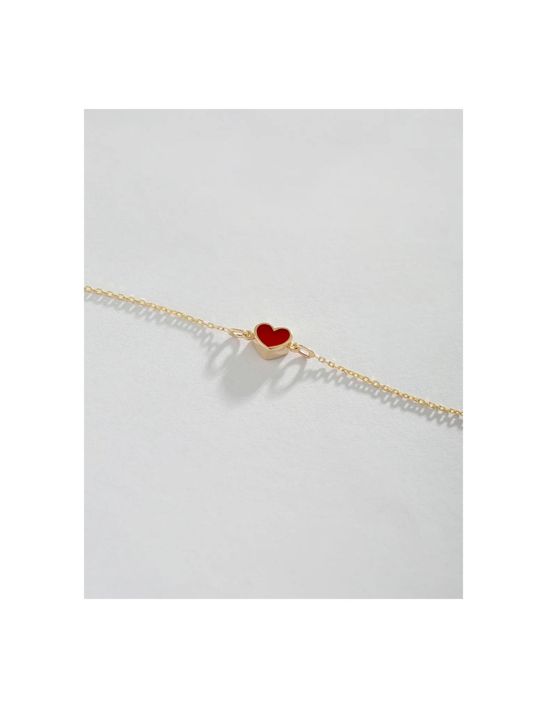 BRACELET COEUR & DIAMAND 2.5