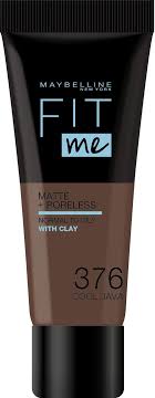 MAYBELLINE FDT FIT ME MATTE N°376 COOL JAVA T/30 ML