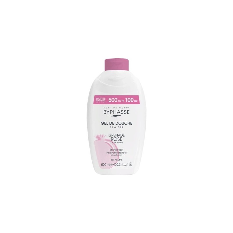BYPHASSE GEL DOUCHE GRENADE ROSE 5OOML 