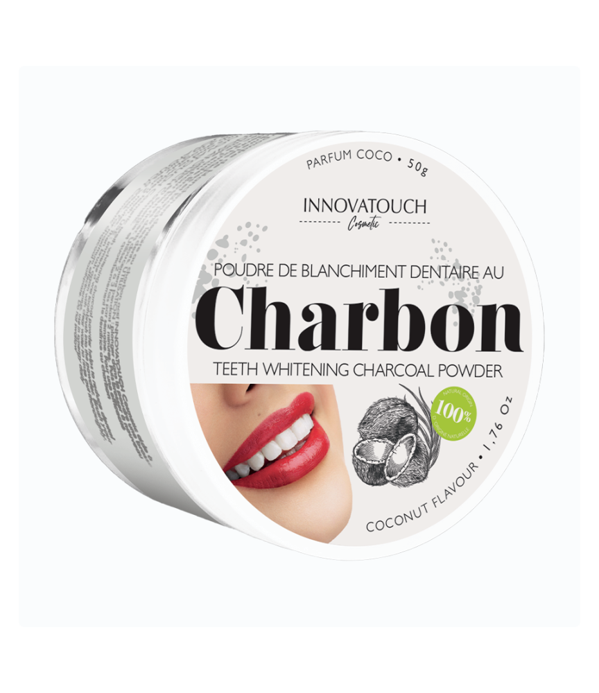 INNOVATOUCH COSM CHARBON  POUDRE BLANCHIMENT DENTAIRE COCO 50G