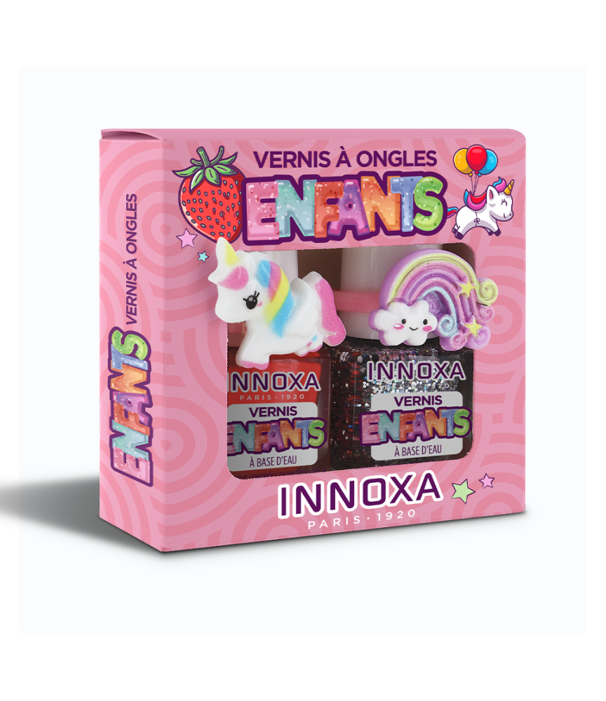 INX COFFRET VERNIS A ONGLE ENFANT LICORNE