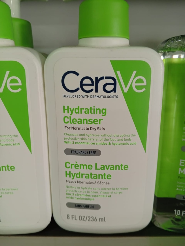 CERAVE CREME LAVANTE HYDRA 236ML