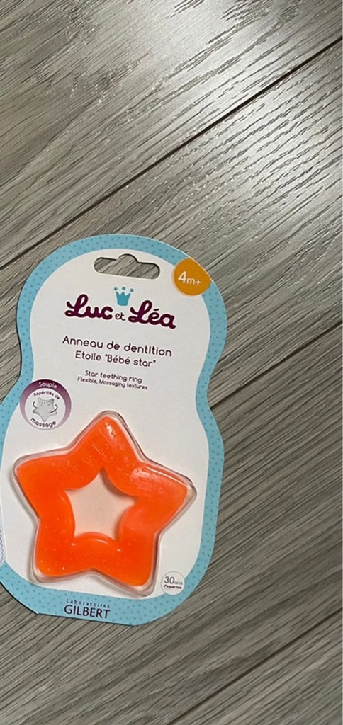 LUC&LEA ANNEAU DENT ETOILE  REFRIGERANT TORTUE+3M