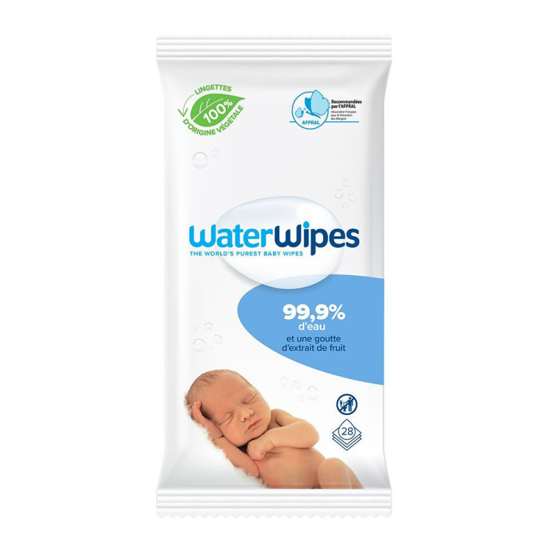 LINGETTES WATERWIPES NETT BB B/28
