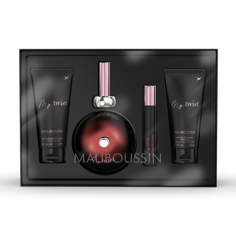 PARF MAUBOUSSIN COF MY TWIST EDP 90ML + SG 90ML+BL 900ML+20ML TRAVEL SPRAY
