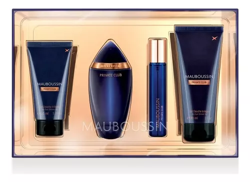 PARF MAUBOUSSIN COF PRIVATE CLUB EDP 100ML + SG AO 90ML+SG AO 50ML+20ML TRAVEL SPRAY