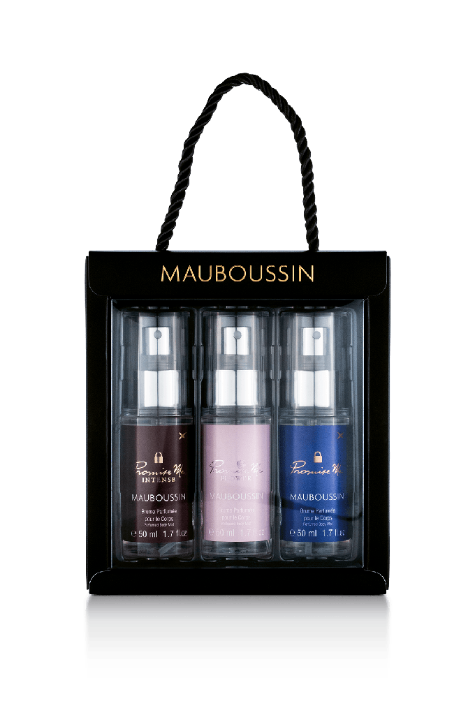 PARF MAUBOUSSIN COF PROMISE ME BODY MIST 3X 50ML (PM, PM INTENSE, PM FLOWER)