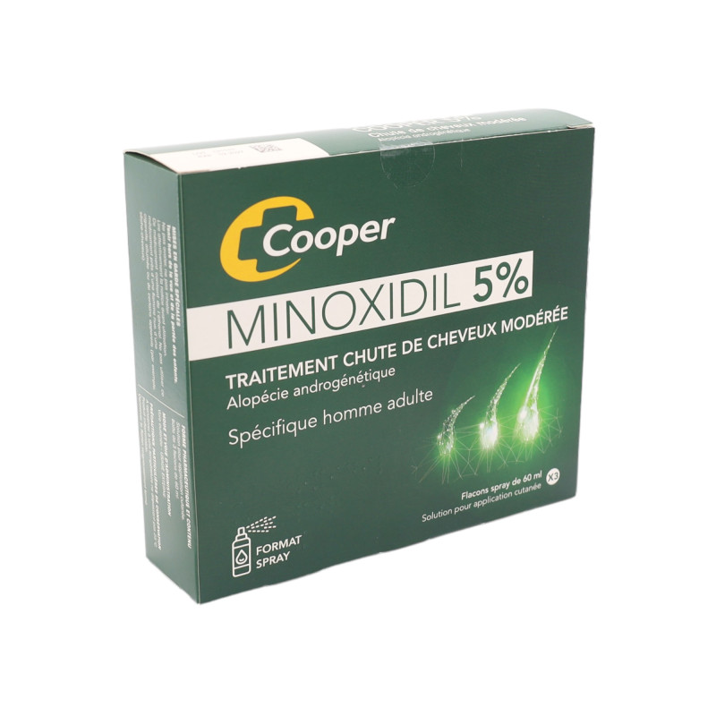 MINOXIDIL 5% COOPER 60ML/3
