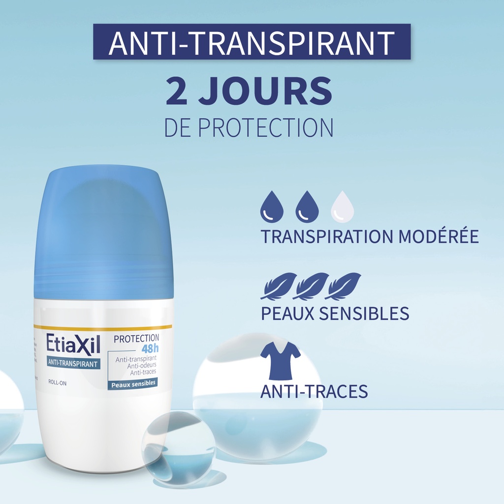 ETIAXIL ANTI TRANSPIRANT PROTECTION ROLL ON 50ML