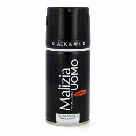 MALIZIA UOMO DEO BLACK&WILD 150ML