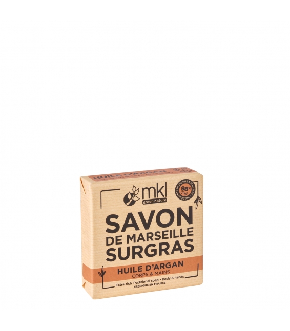 MKL SAVON MARSEILLE SURGRAS HUILE ARGAN 100G
