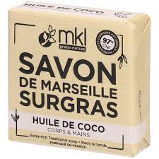 MKL SAVON MARSEILLE SURGRAS HUILE DE COCO 100G