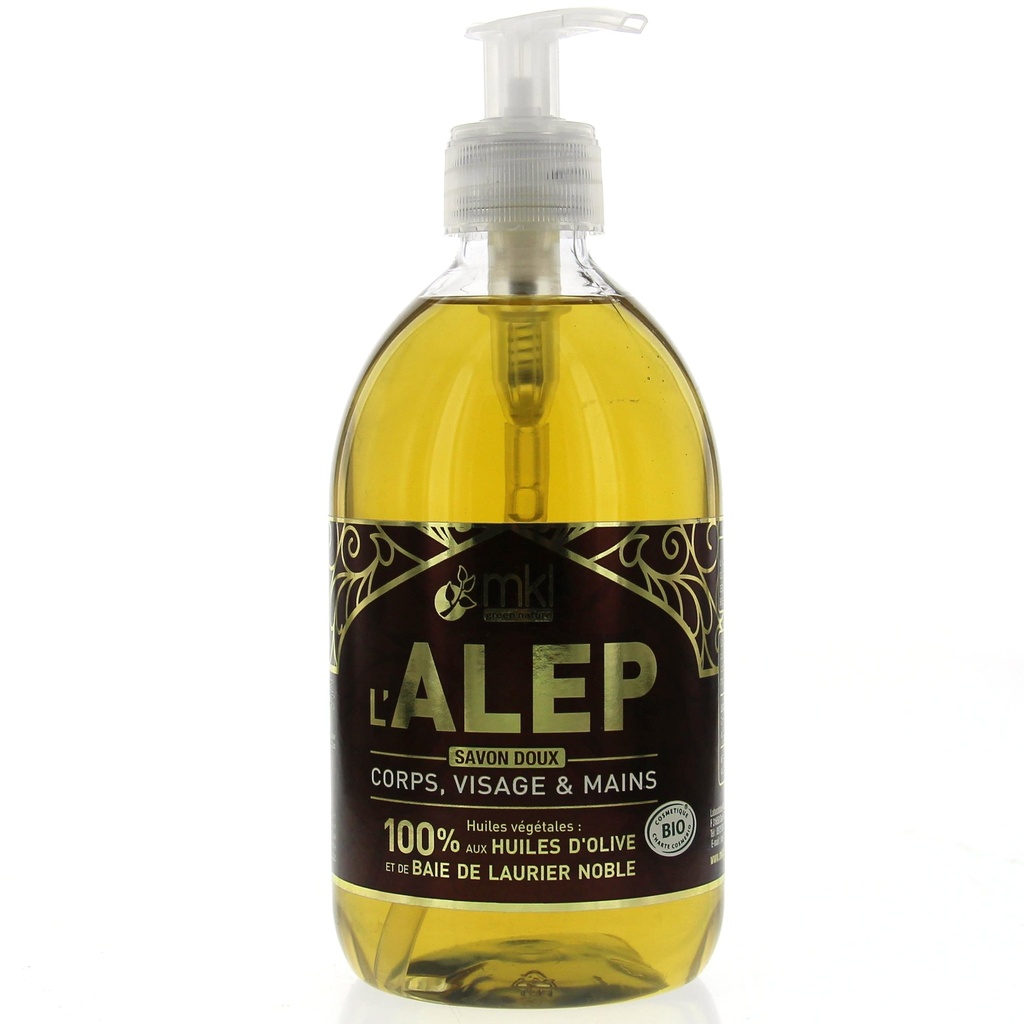 MKL SAVON DOUX L'ALEP BIO 500ML