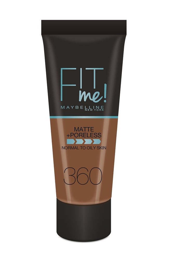 MAYBELLINE FDT FIT ME MATTE TUBE N°360 MOCHA 30ML
