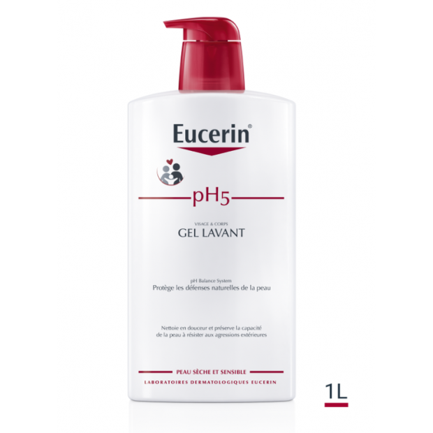 EUCERIN PH5 GEL LAVANT PEAU SENS 1L
