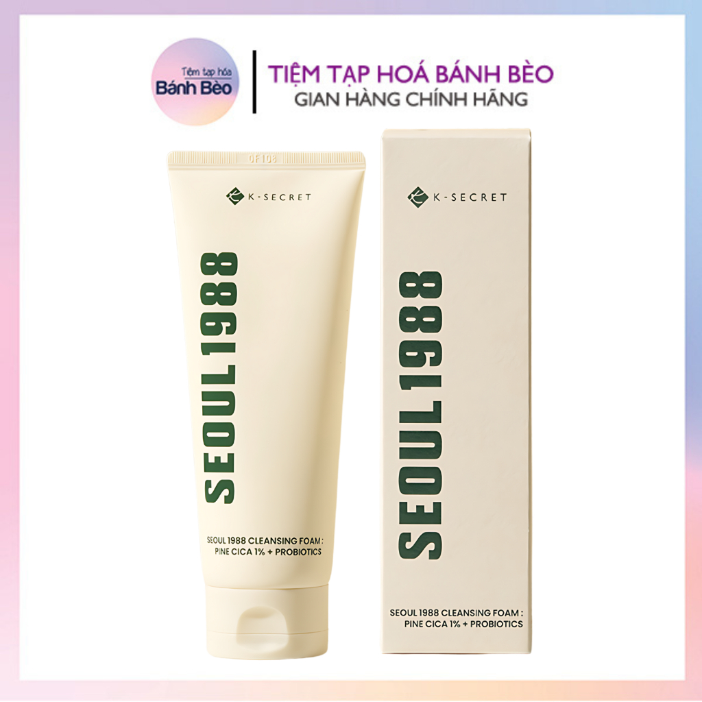 KSECRET-SEOUL 1988 CLEANSING FOAM:PINE CICA+PROBIOTICS 150ml