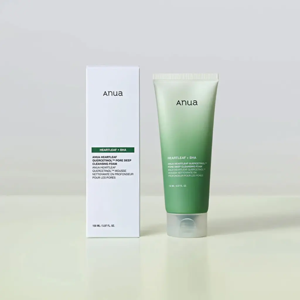ANUA-HEARTLEAF QUERCETINOL PORE DEEP CLEANSING FOAM 150ml