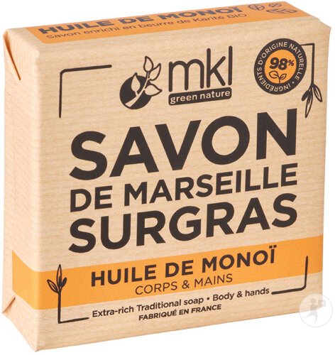 MKL SAVON MARSEILLE SURGRAS HUILE DE MONOI 100G