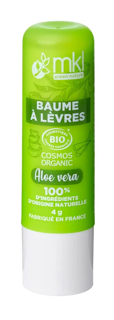 MKL BAUME A LEVRES BIO ALOE VERA 4G
