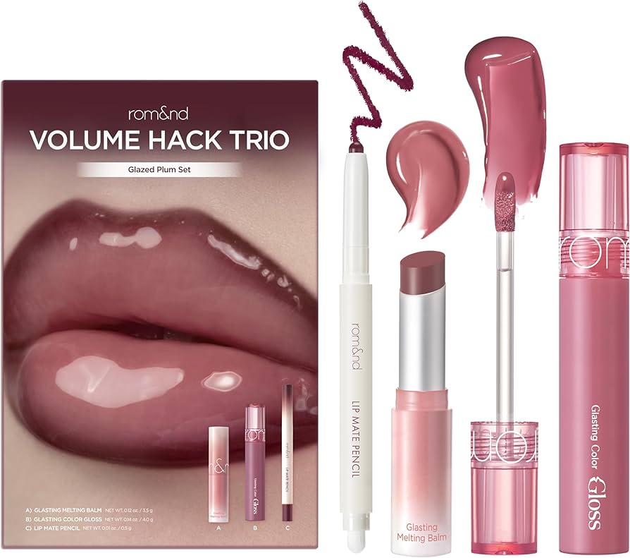 ROMAND-VOLUME HACK TRIO-5 TYPES [GLAZED PLUM SET]