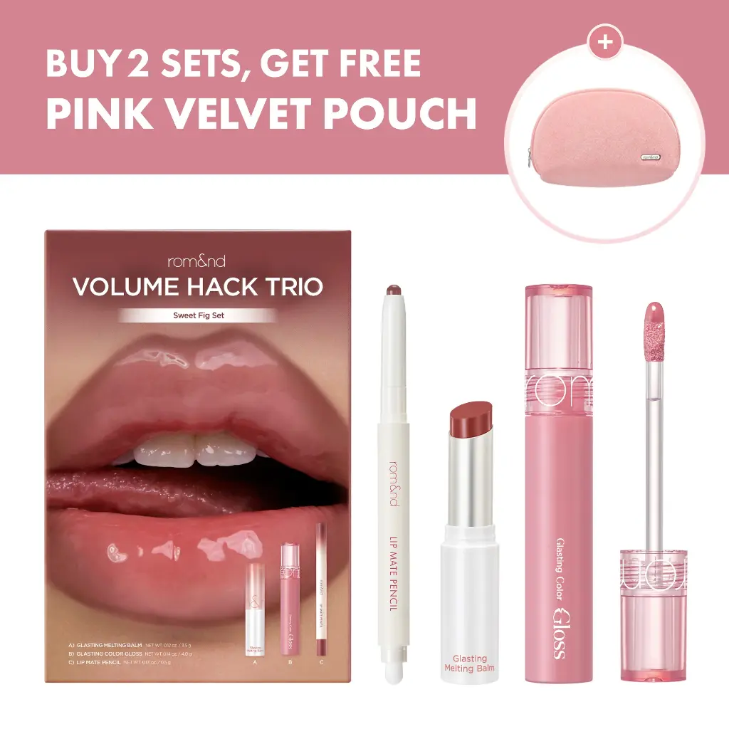ROMAND-VOLUME HACK TRIO-5 TYPES [SWEET FIG PLUM SET]