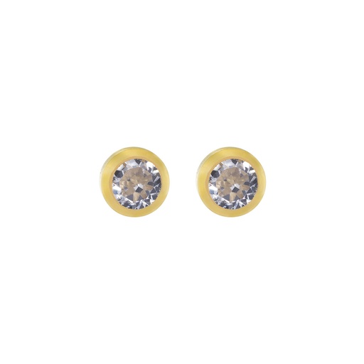 BOUCLE DORE SERTI CLOS REF 41C