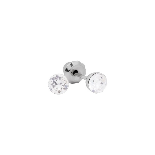 BOUCLE NARINE CRISTAL ACIER REF 95612