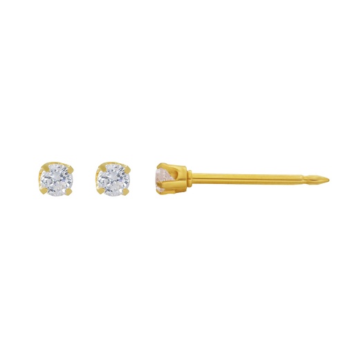 BOUCLE OR OXYDE ZIRCONIUM 2MM REF 23T