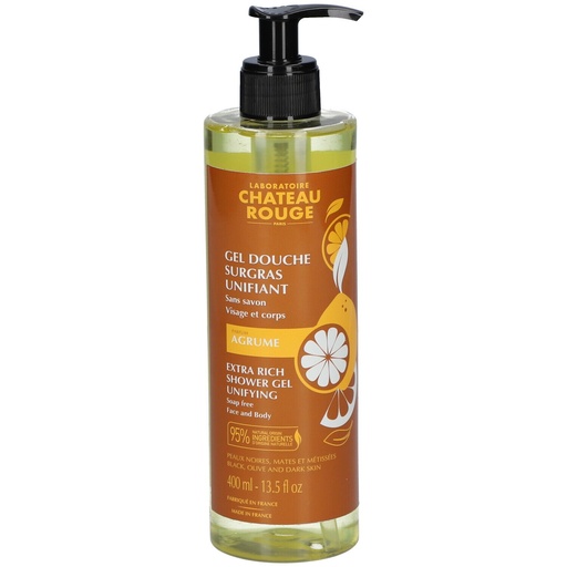 [3760065960271] CHATEAU R GEL DOUCHE UNIF AGRUME 400ML