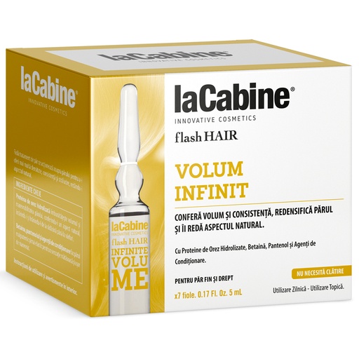LAC FLASH HAIR INFINITE VOLUM AMP 7X5ML