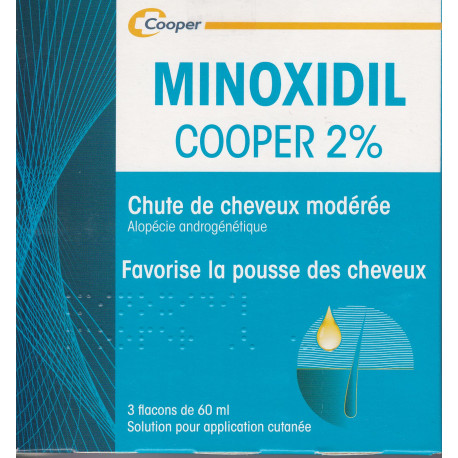 MINOXIDIL 2% BTE DE 3