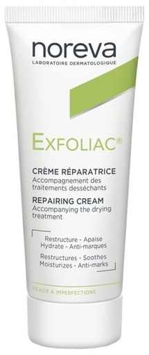 NOREVA EXFOLIAC CR REPAR HYDR T/40ML