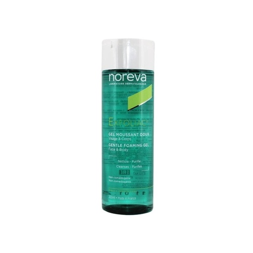 NOREVA EXFOLIAC GEL MOUSS DOUX FL/200ML